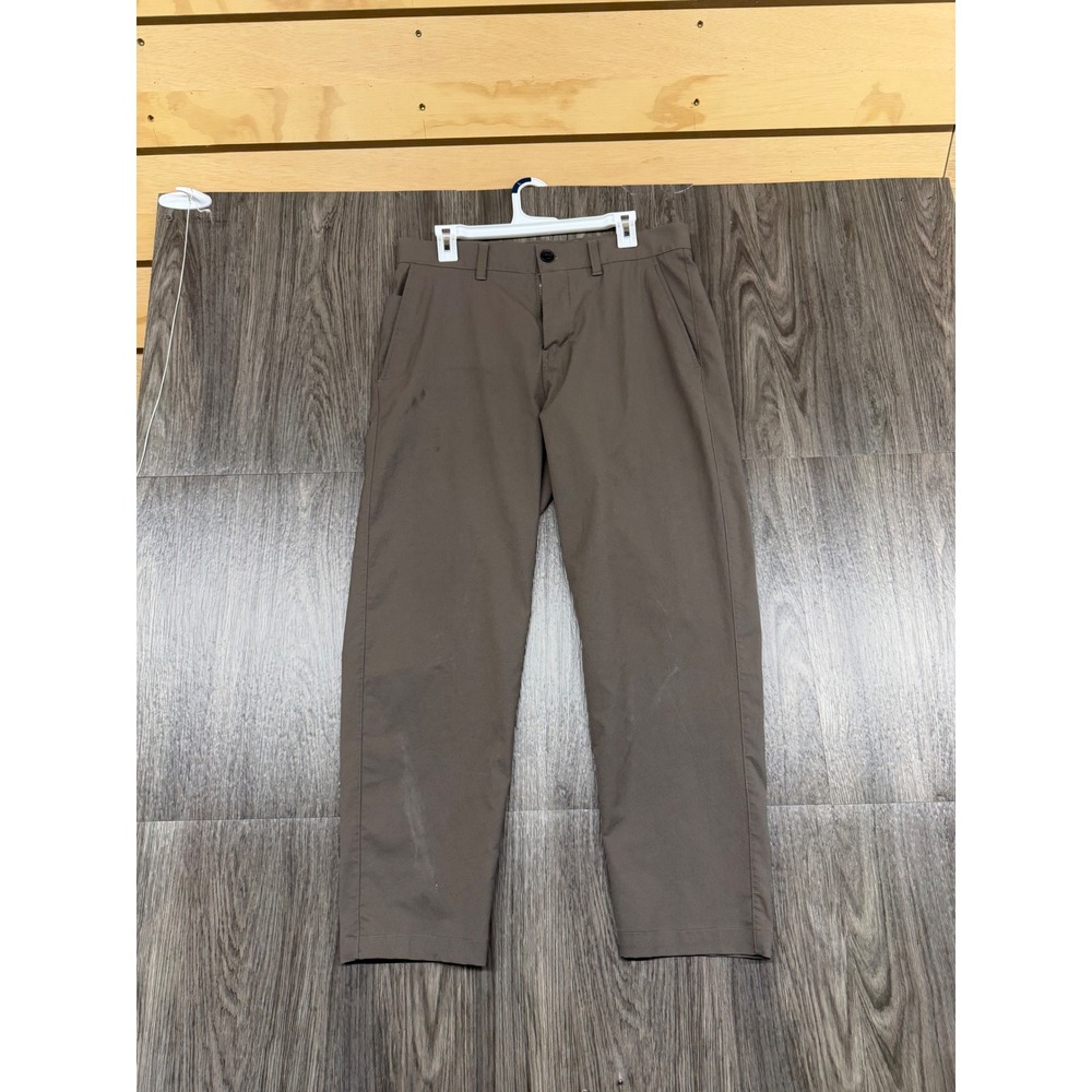 Lululemon Commission Classic-Fit Pant Mens 32 Brown Technical Chino LM5AN1S